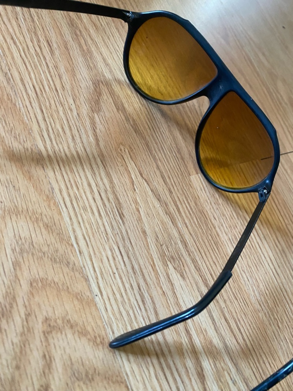 Three Black Aviator Sunglasses with Brown/Amber Lenses - Picture 11 of 16